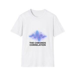The Chronos Correlation T-Shirt — Neon Wave Science Graphic Tee